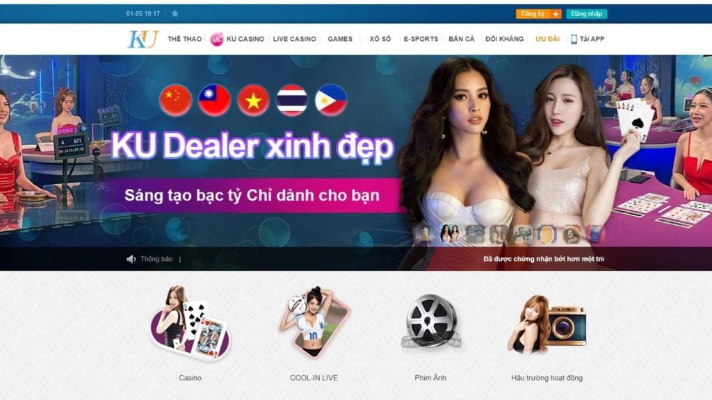 Máy đánh bạc trực tuyến hay nhất châu Á
